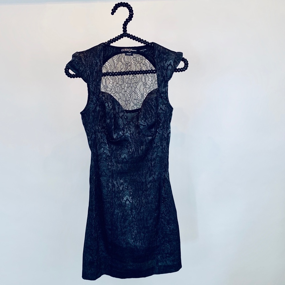 Guess black stretch dress